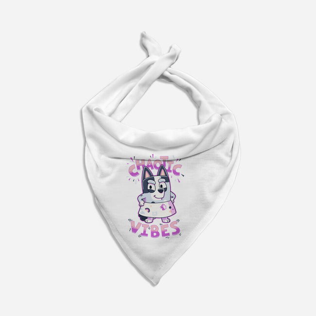 Chaotic Vibes-Cat-Bandana-Pet Collar-Geekydog