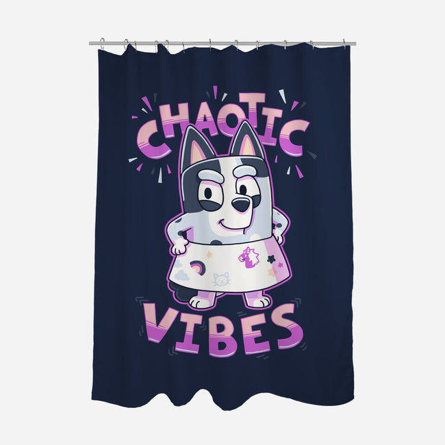 Chaotic Vibes-None-Polyester-Shower Curtain-Geekydog