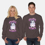 Chaotic Vibes-Unisex-Crew Neck-Sweatshirt-Geekydog