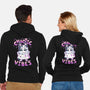 Chaotic Vibes-Unisex-Zip-Up-Sweatshirt-Geekydog