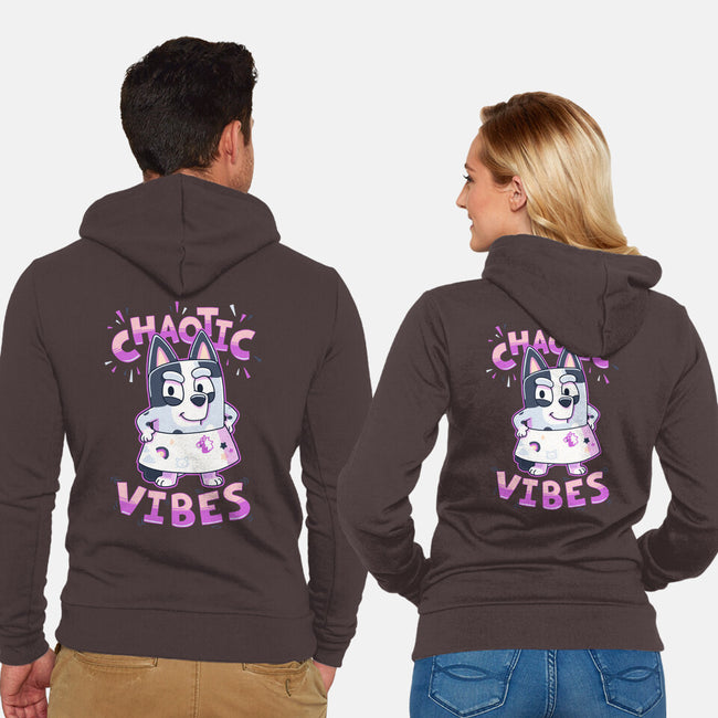 Chaotic Vibes-Unisex-Zip-Up-Sweatshirt-Geekydog