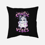 Chaotic Vibes-None-Non-Removable Cover w Insert-Throw Pillow-Geekydog