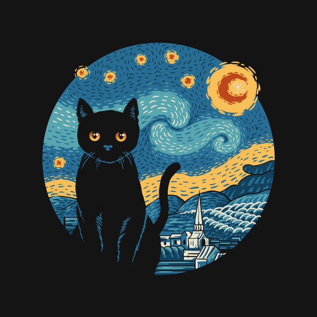 Purrfect Starry Cat-Mens-Heavyweight-Tee-vp021