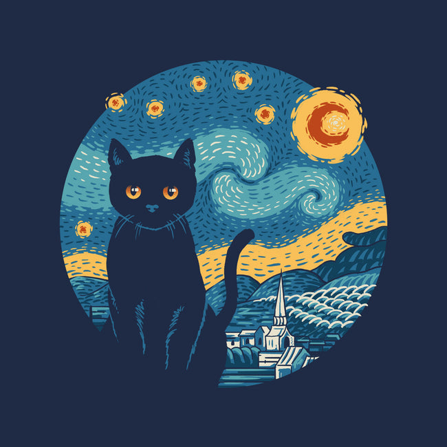 Purrfect Starry Cat-Mens-Heavyweight-Tee-vp021