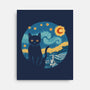 Purrfect Starry Cat-None-Stretched-Canvas-vp021