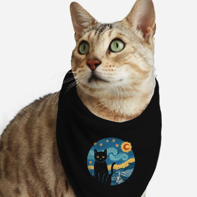 Purrfect Starry Cat-Cat-Bandana-Pet Collar-vp021