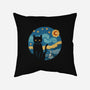 Purrfect Starry Cat-None-Non-Removable Cover w Insert-Throw Pillow-vp021