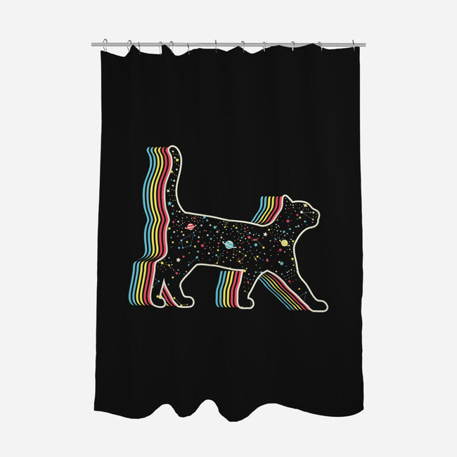 Galaxy Cat-None-Polyester-Shower Curtain-naomori