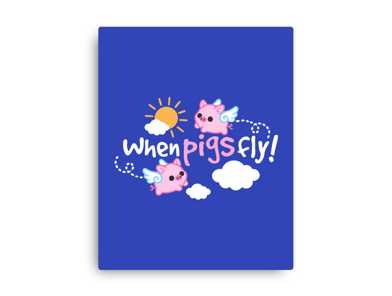 When Pigs Fly