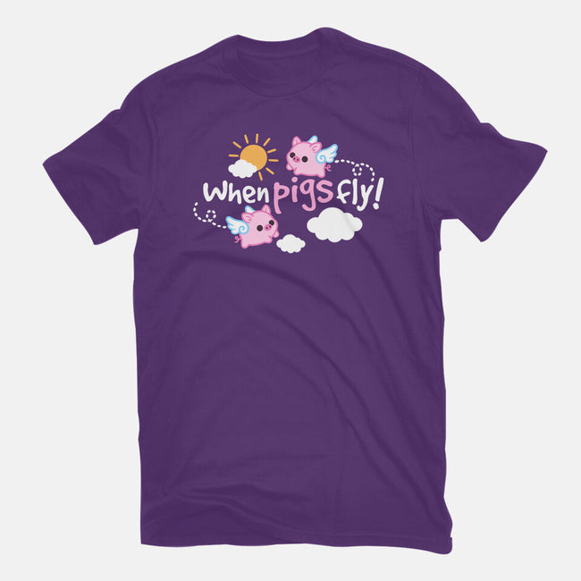 When Pigs Fly-Womens-Fitted-Tee-NemiMakeit