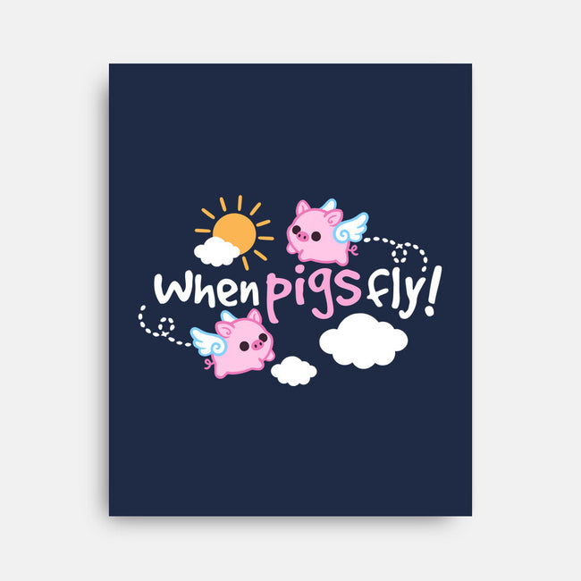 When Pigs Fly-None-Stretched-Canvas-NemiMakeit