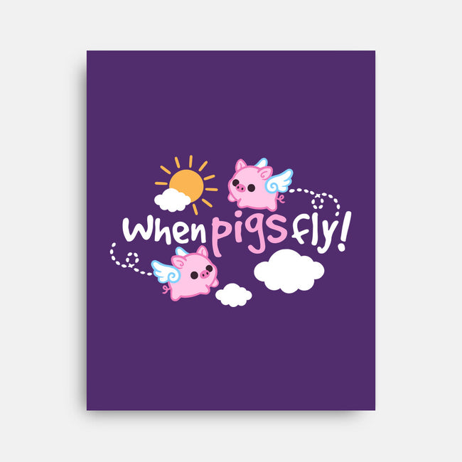 When Pigs Fly-None-Stretched-Canvas-NemiMakeit