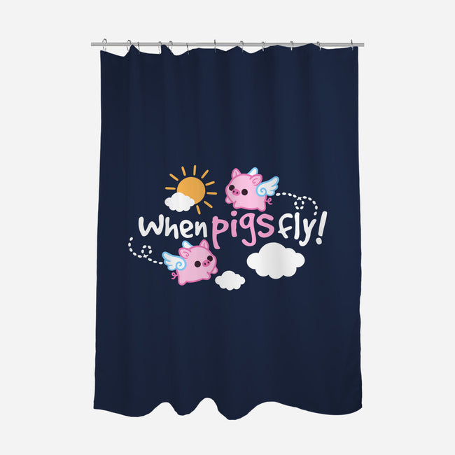 When Pigs Fly-None-Polyester-Shower Curtain-NemiMakeit