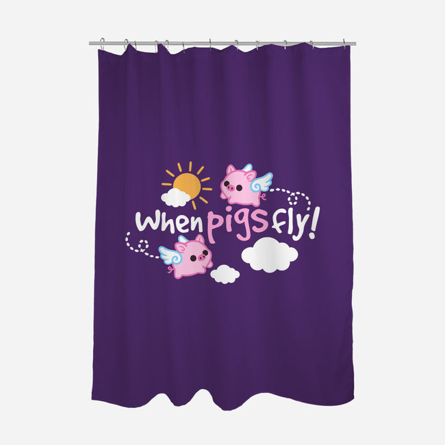 When Pigs Fly-None-Polyester-Shower Curtain-NemiMakeit