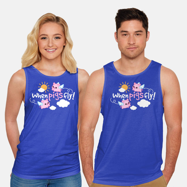 When Pigs Fly-Unisex-Basic-Tank-NemiMakeit