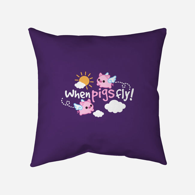 When Pigs Fly-None-Removable Cover w Insert-Throw Pillow-NemiMakeit