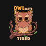 Owlways Tired-Unisex-Zip-Up-Sweatshirt-TechraNova