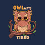 Owlways Tired-Womens-Racerback-Tank-TechraNova