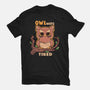 Owlways Tired-Womens-Fitted-Tee-TechraNova