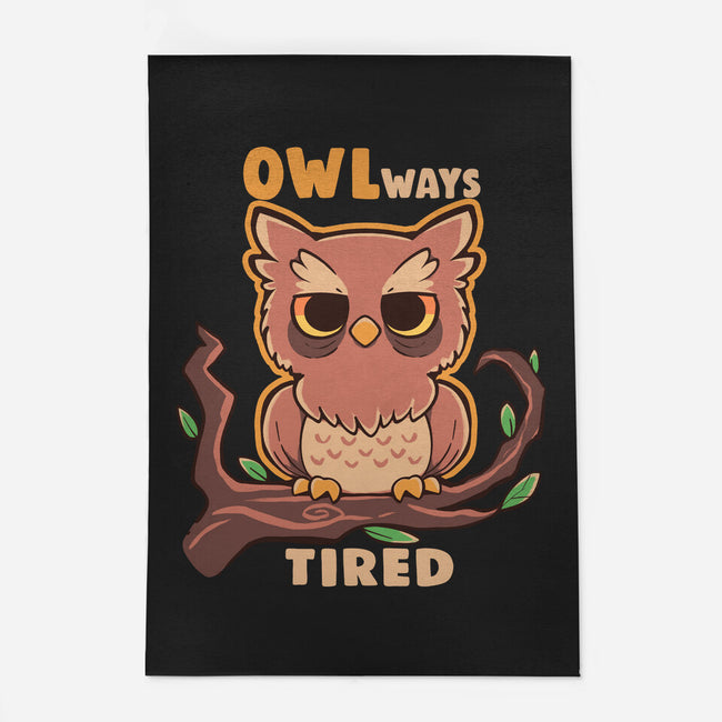 Owlways Tired-None-Outdoor-Rug-TechraNova