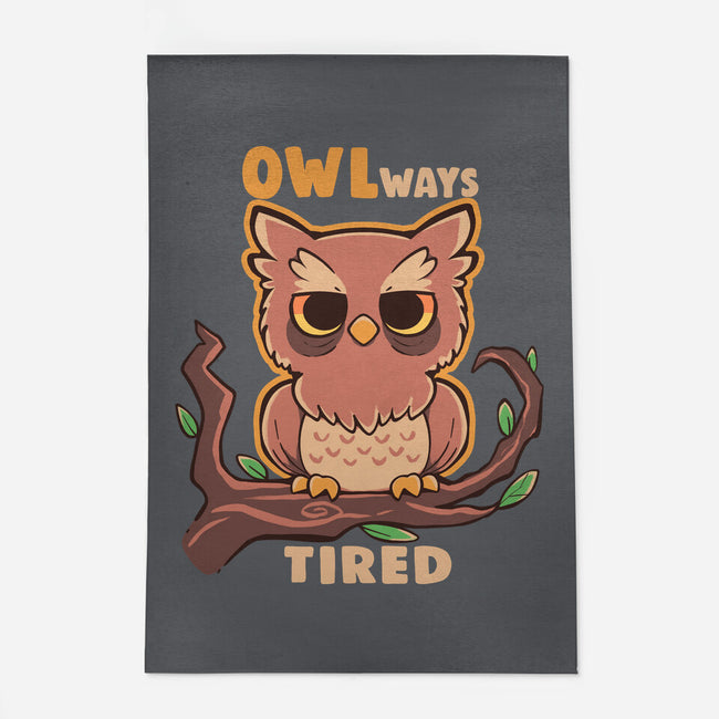 Owlways Tired-None-Outdoor-Rug-TechraNova