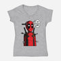 Ok Merc-Womens-V-Neck-Tee-pigboom