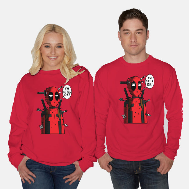 Ok Merc-Unisex-Crew Neck-Sweatshirt-pigboom