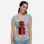 Ok Merc-Womens-V-Neck-Tee-pigboom