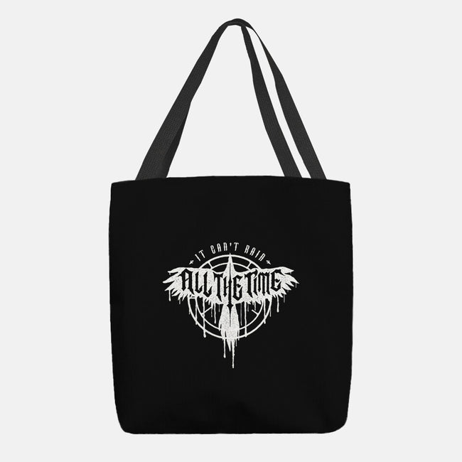 A Crow In The Rain-None-Basic Tote-Bag-demonigote