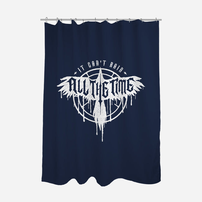 A Crow In The Rain-None-Polyester-Shower Curtain-demonigote