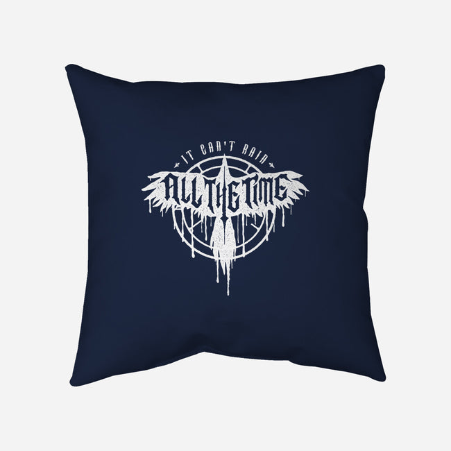 A Crow In The Rain-None-Non-Removable Cover w Insert-Throw Pillow-demonigote