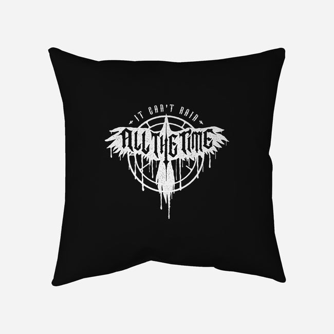 A Crow In The Rain-None-Removable Cover w Insert-Throw Pillow-demonigote