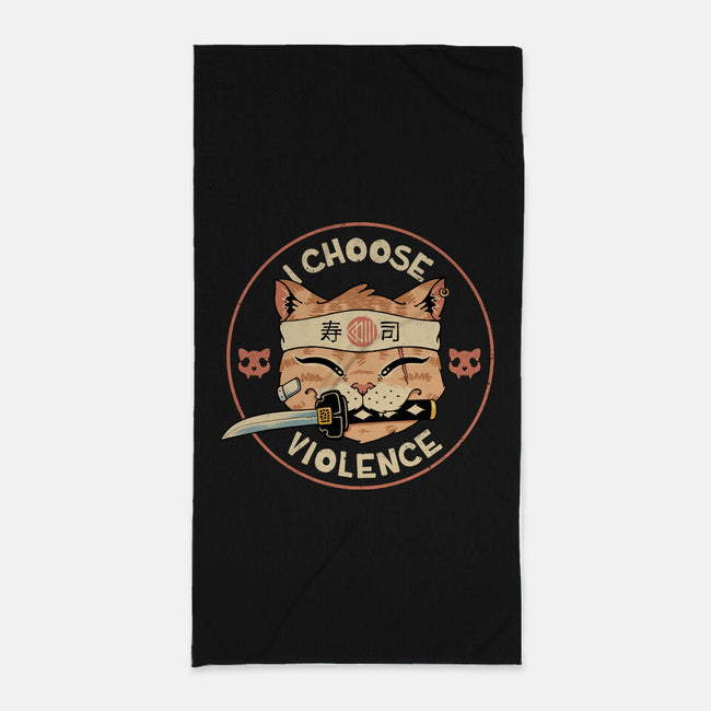 Fierce Meowster Cat-None-Beach-Towel-vp021