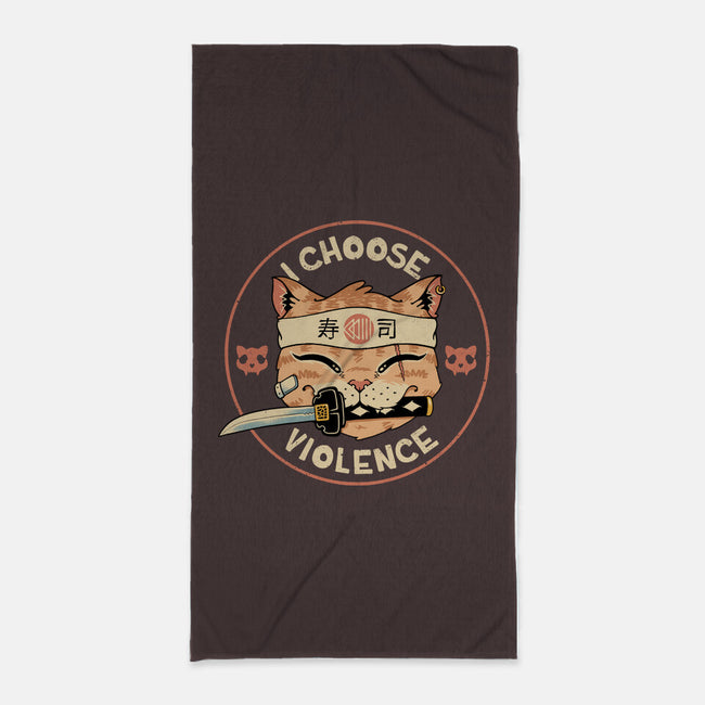 Fierce Meowster Cat-None-Beach-Towel-vp021