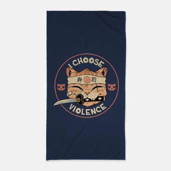 Fierce Meowster Cat-None-Beach-Towel-vp021