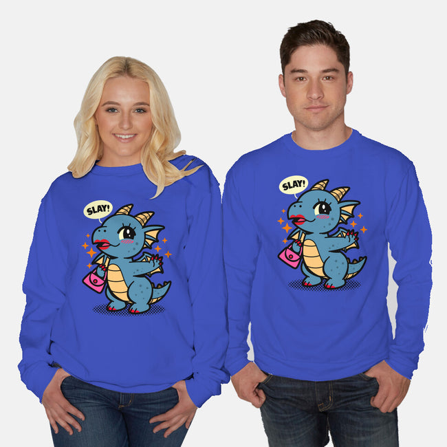 Dragon Slay-Unisex-Crew Neck-Sweatshirt-Boggs Nicolas