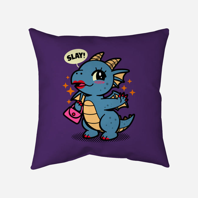 Dragon Slay-None-Non-Removable Cover w Insert-Throw Pillow-Boggs Nicolas