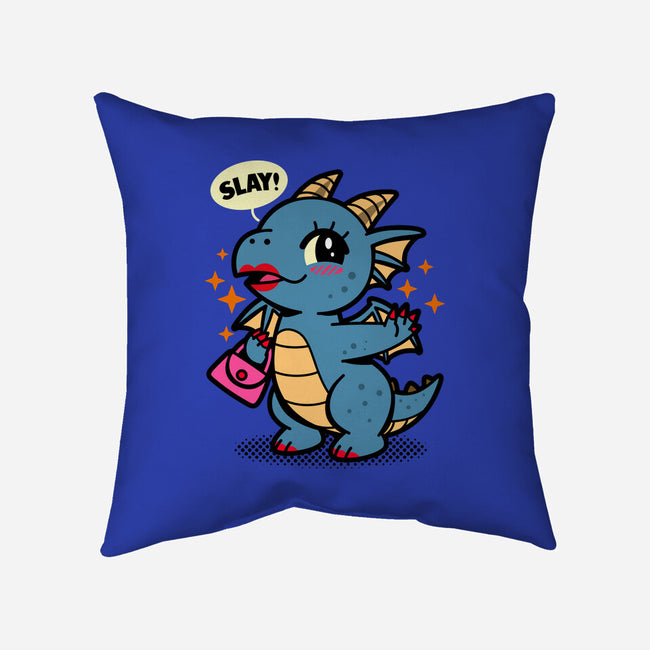 Dragon Slay-None-Removable Cover-Throw Pillow-Boggs Nicolas