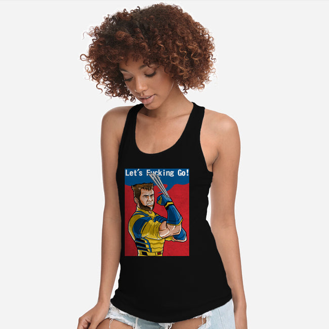 Since I'm Back-Womens-Racerback-Tank-Diego Oliver