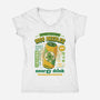 Cactuar Energy Drink-Womens-V-Neck-Tee-LAGELANTEE