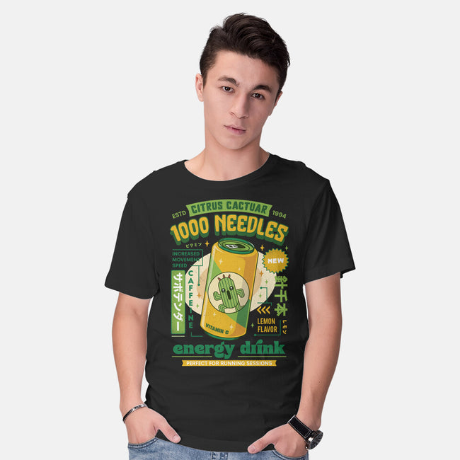 Cactuar Energy Drink-Mens-Basic-Tee-LAGELANTEE