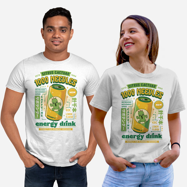 Cactuar Energy Drink-Unisex-Basic-Tee-LAGELANTEE