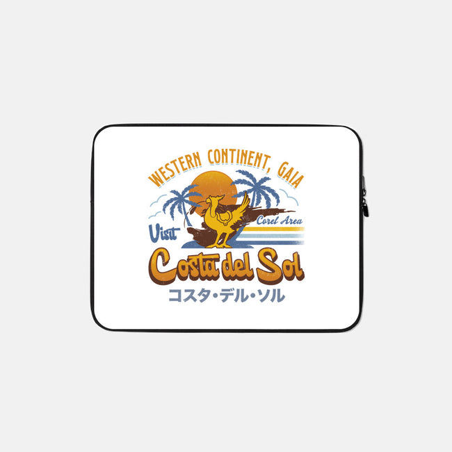 Costa Del Sol Vintage-None-Zippered-Laptop Sleeve-LAGELANTEE