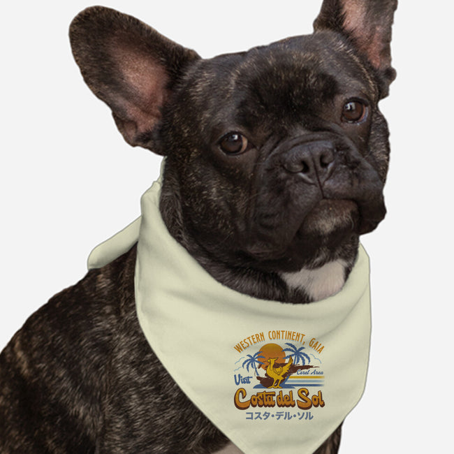 Costa Del Sol Vintage-Dog-Bandana-Pet Collar-LAGELANTEE