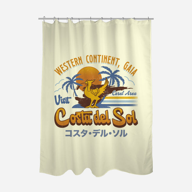 Costa Del Sol Vintage-None-Polyester-Shower Curtain-LAGELANTEE