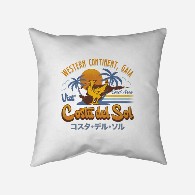 Costa Del Sol Vintage-None-Removable Cover w Insert-Throw Pillow-LAGELANTEE