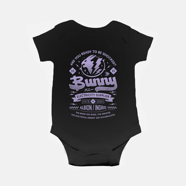 Bunny Electric Condense Grunge-Baby-Basic-Onesie-LAGELANTEE