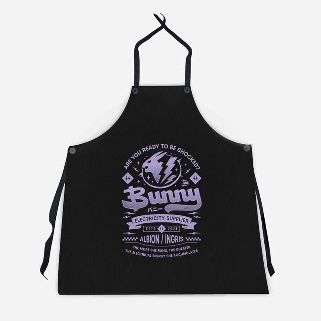 Bunny Electric Condense Grunge-Unisex-Kitchen-Apron-LAGELANTEE