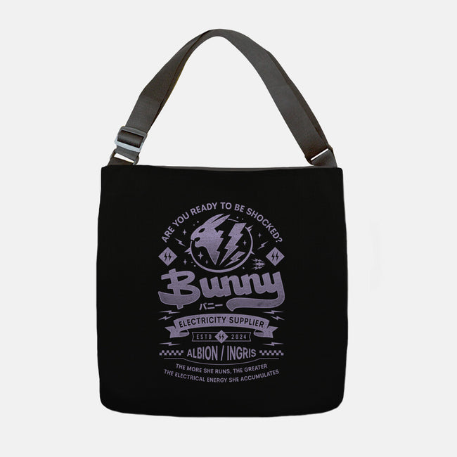 Bunny Electric Condense Grunge-None-Adjustable Tote-Bag-LAGELANTEE