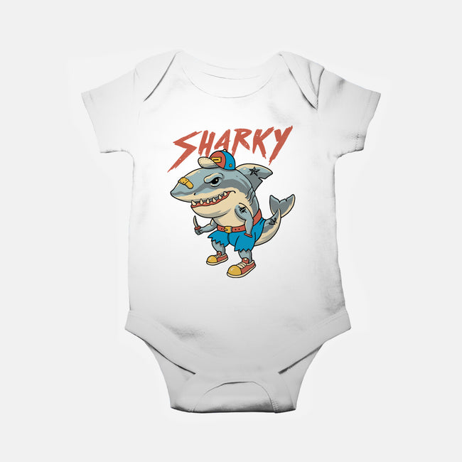 Sharky Boy-Baby-Basic-Onesie-vp021